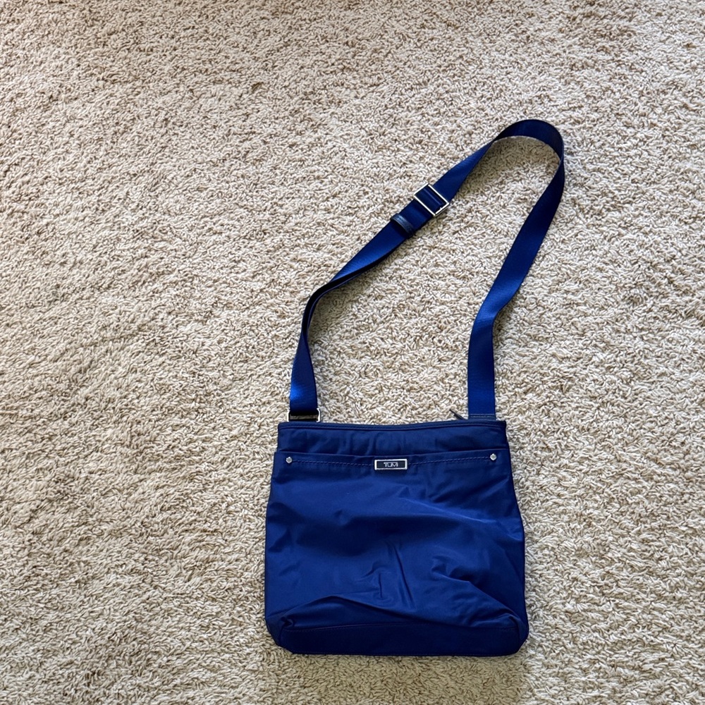 Tumi Blue Crossbody Bag